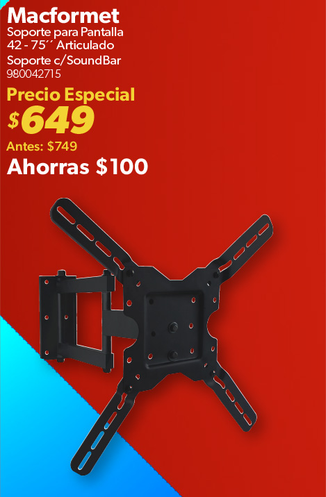 Soporte para pantalla articulado