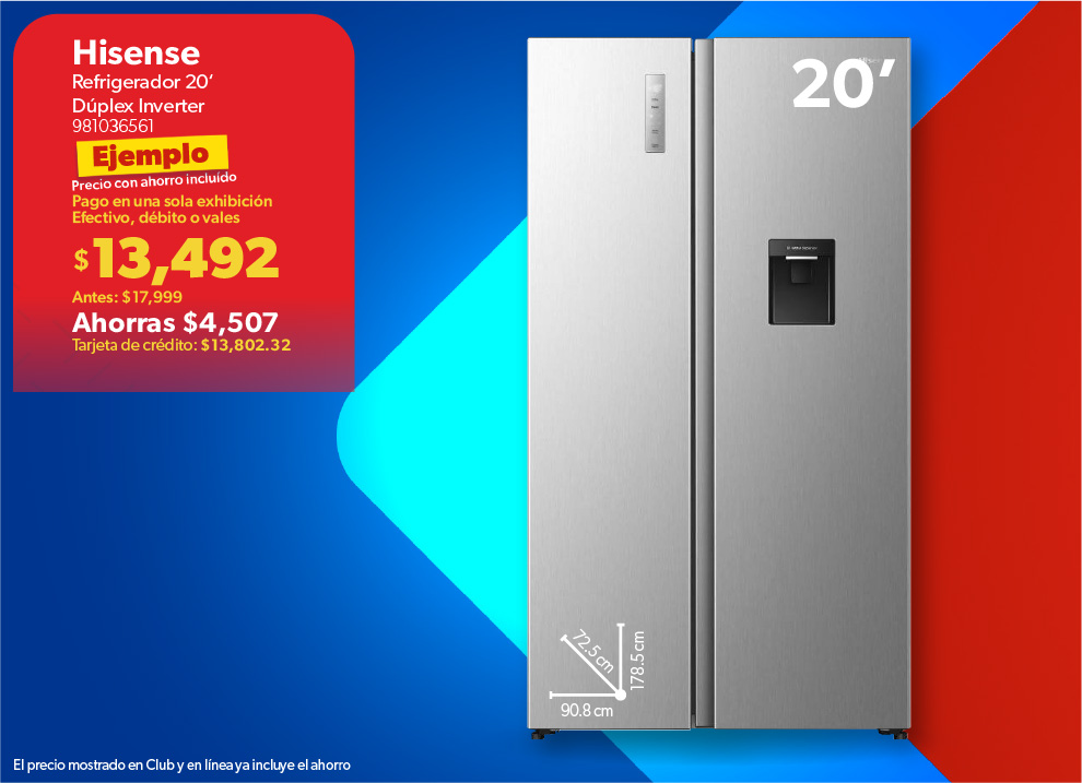 Refrigerador 20 pies