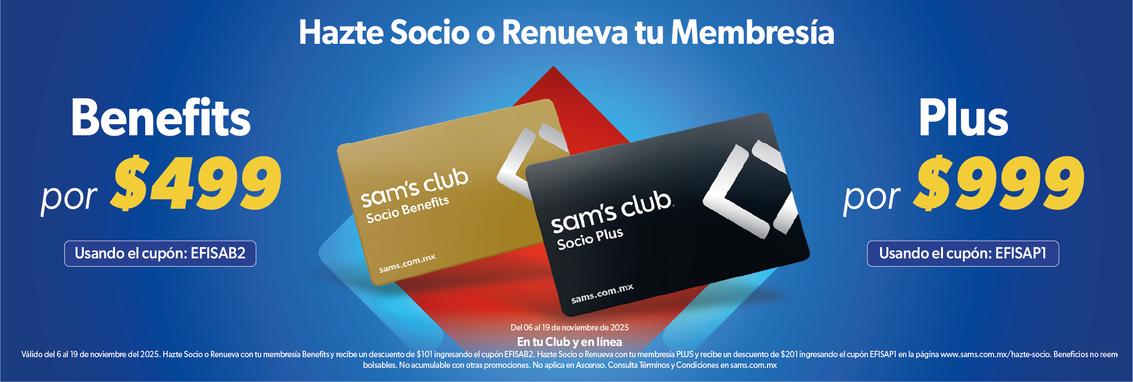 Hazte Socio o Renueva tu Membresia