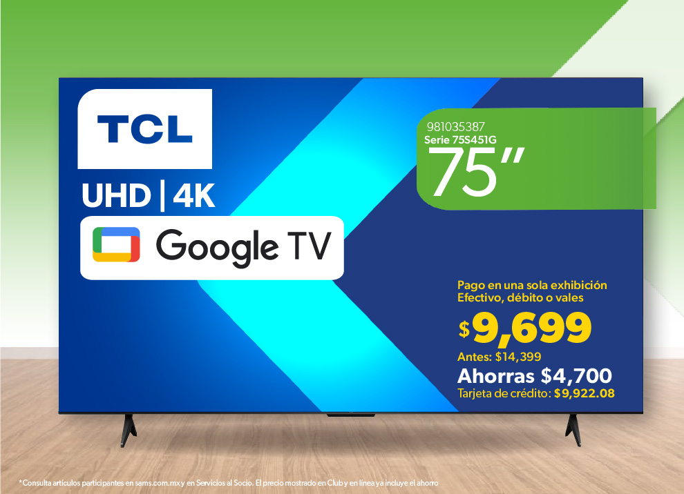 Pantalla 75 pulgadas