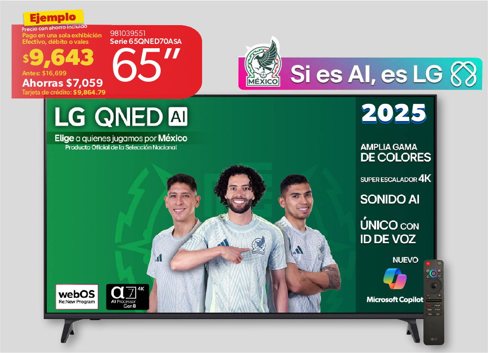 Pantalla 65 pulgadas