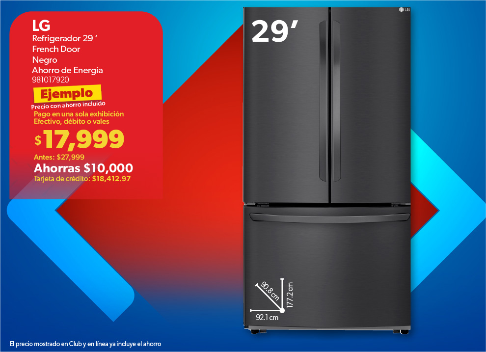 Refrigerador 29 pies