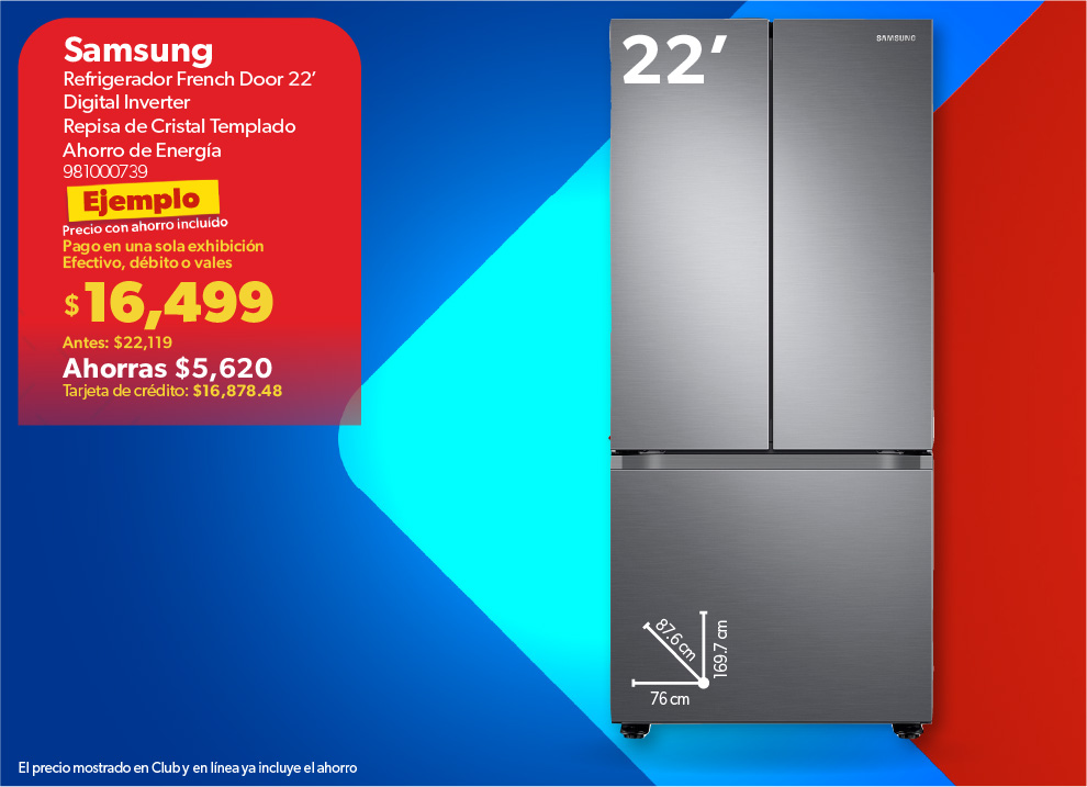 Refrigerador 22 pies