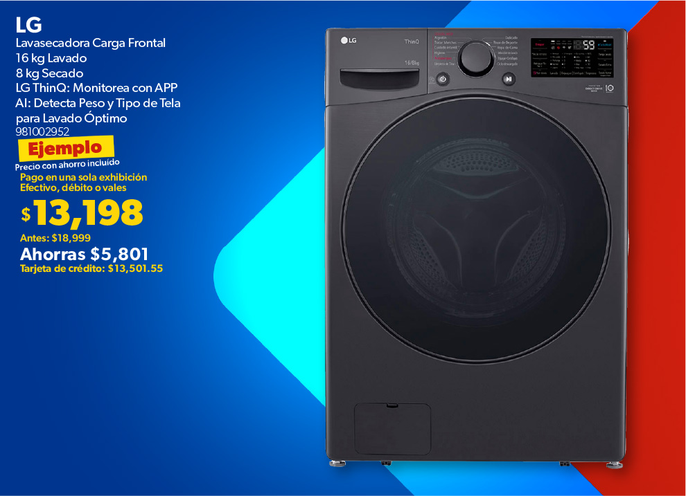 Lavasecadora carga frontal