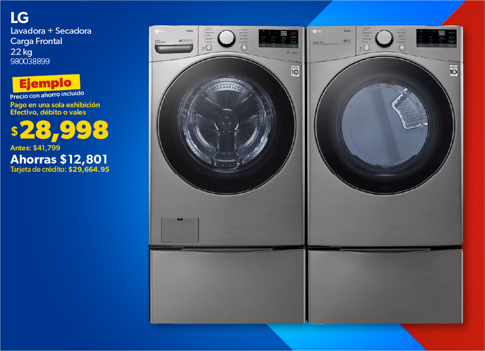 Lavadora mas secadora