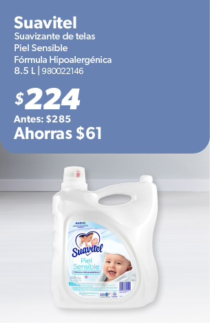 Suavizante de telas piel sensible