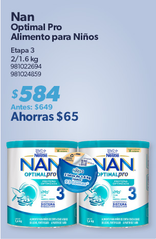 Alimento para ninos etapa 3