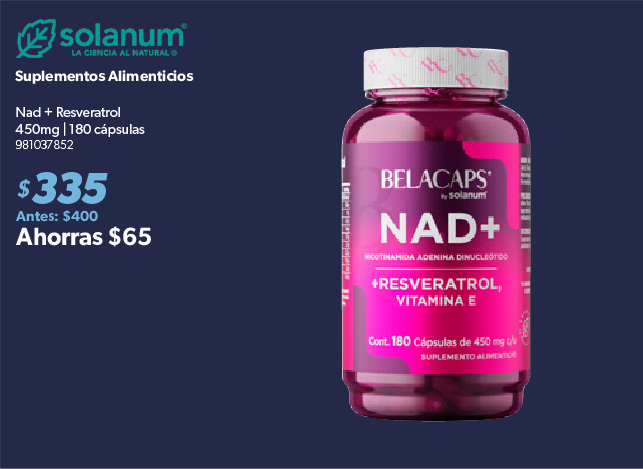 Suplemento alimenticio nad