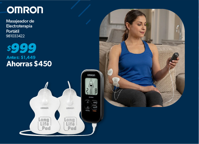 Masajeador de electroterapia portatil