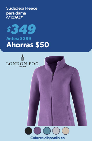 Sudadera fleece para dama
