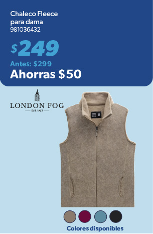 Chaleco fleece para dama