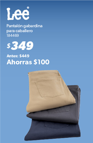 Pantalon gabardina para caballero