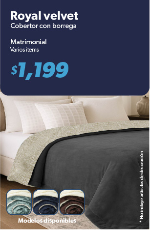 Cobertor con borrega matrimonial