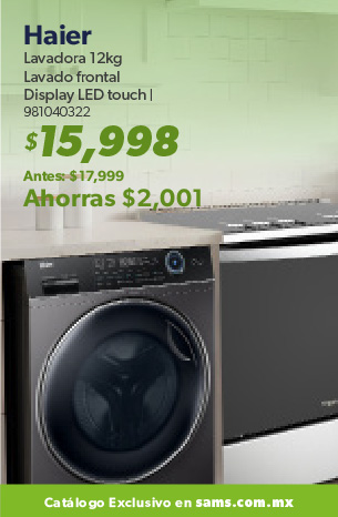 Lavadora carga frontal