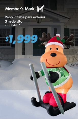 Reno inflable para exterior