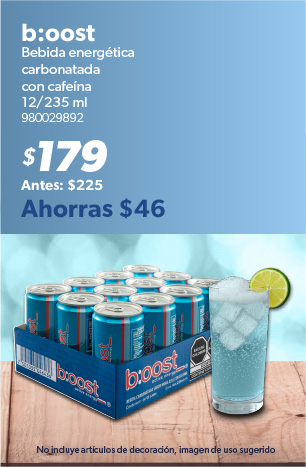 Bebida energetica carbonatada 