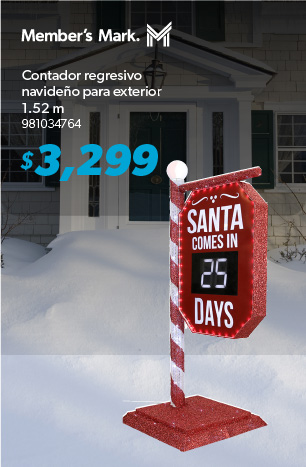 Contador regresivo navideno