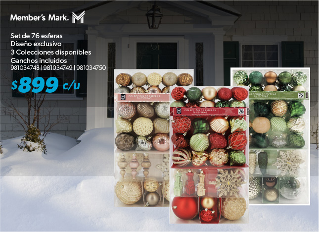 Set de esferas diseño exclusivo