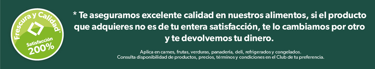 Frescura y calidad satisfaccion 200