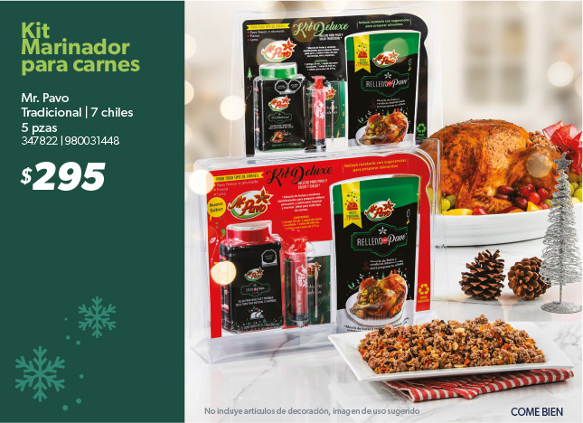 Kit marinador para carnes