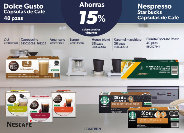 Capsulas para cafe