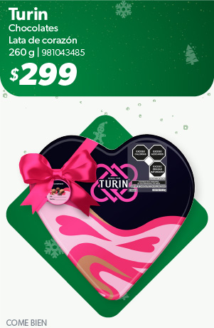 Chocolate lata corazon