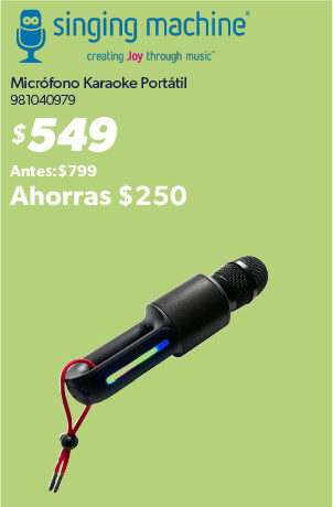 Microfono karaoke portatil