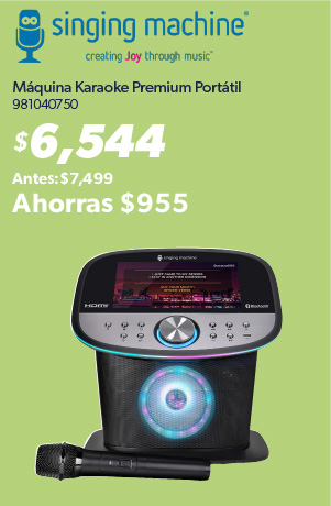 Maquina karaoke premium portatil