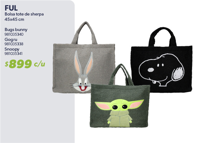 Bolsa tote de sherpa