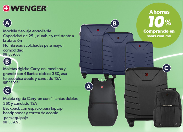 Mochila de viaje maletas carry on