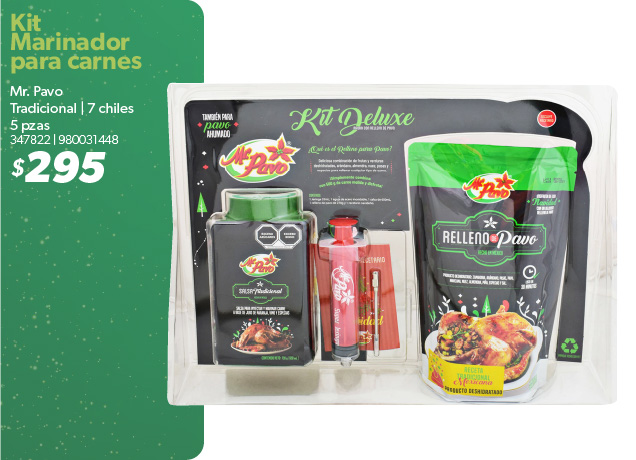 Kit marinador para carnes 