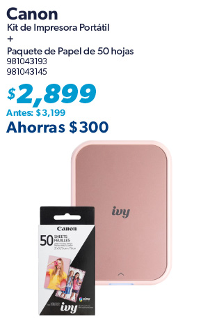 Kit de impresion portatil mas papel