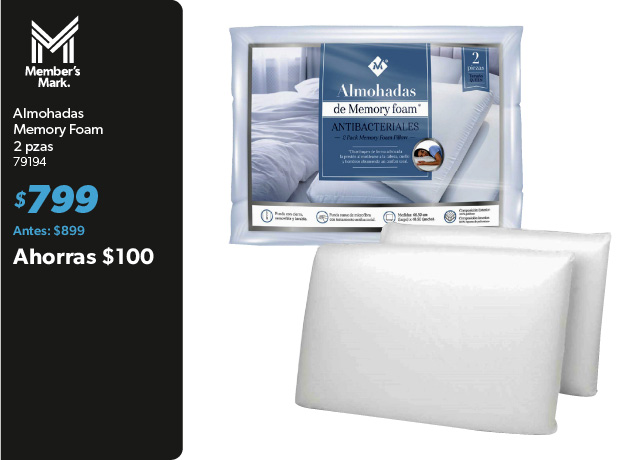 Almohadas memory foam