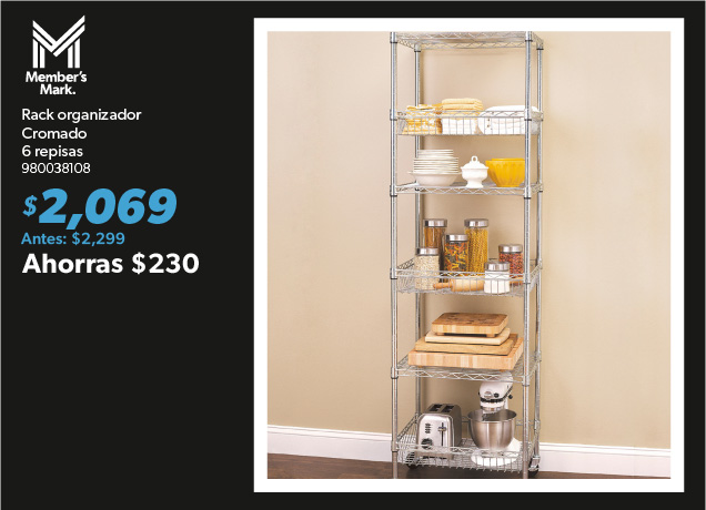 Rack organizador cromado