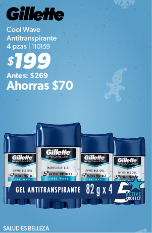 Antitranspirante cool wave