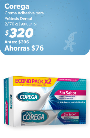 Crema adhesiva para protesis