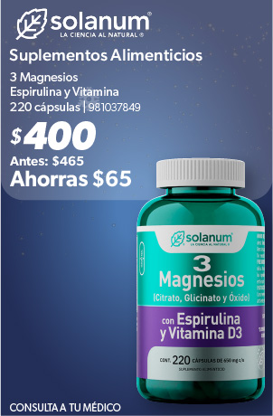 3 magnesios espirulina y vitamina