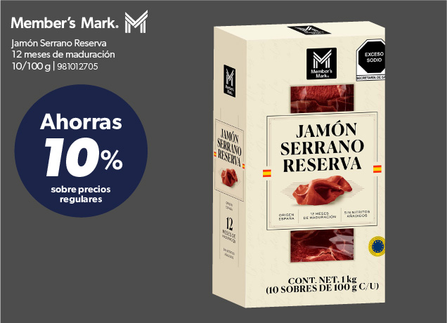 Jamon serrano reserva 12 meses