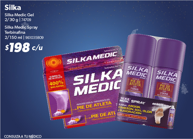 Silka medic gel spray