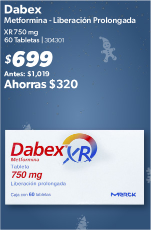 Metformina 60 tabletas