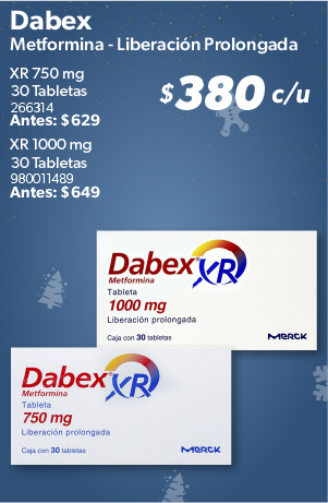 Metformina  30 tabletas