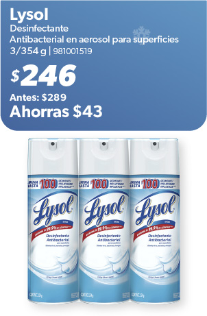 Desinfectante antibacterial en aerosol