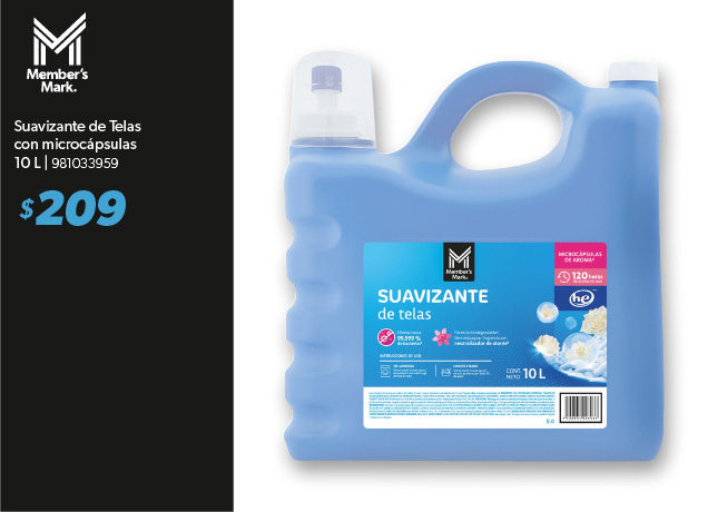 Suavizante de telas con microcapsulas