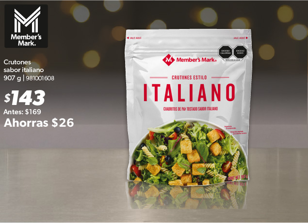 Crutones sabor italiano