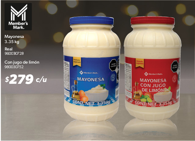 Mayonesa real o con jugo de limon