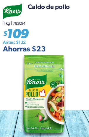Caldo de pollo 1 kilo