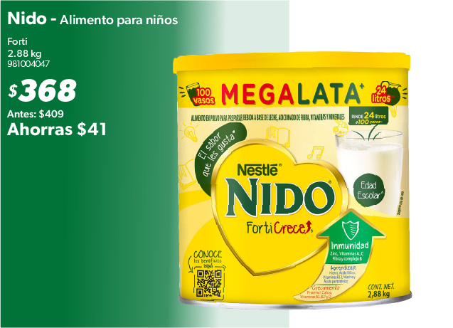 Alimento en polvo forti