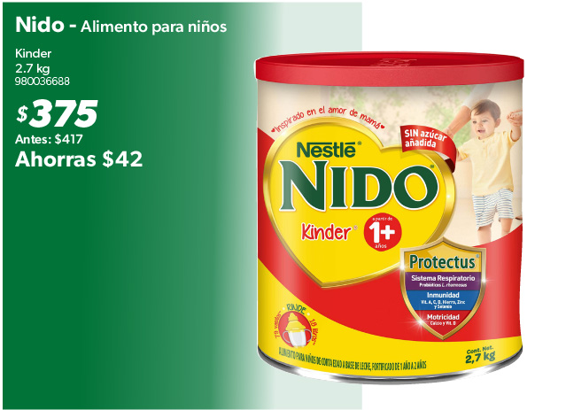 Alimento en polvo kinder