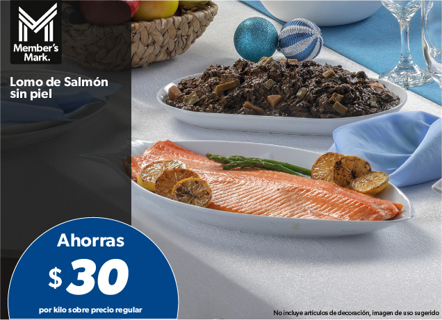 Lomo de salmon sin piel