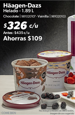 Helado chocolate vainilla